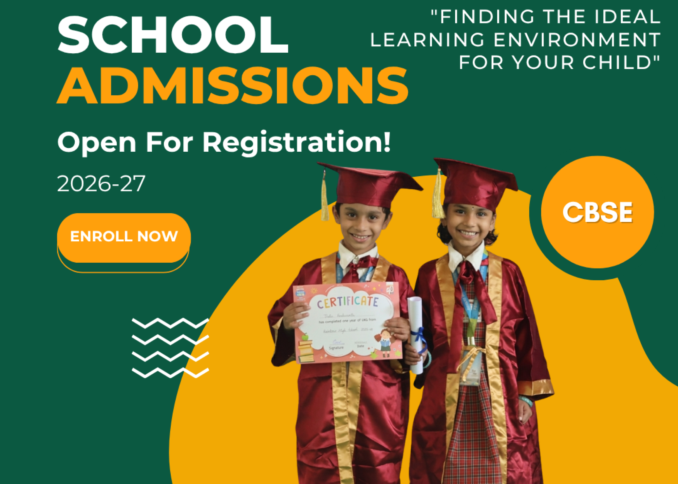 Admission Banner